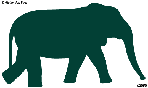 Pitsani, l'Eléphant : silhouette modèle 5