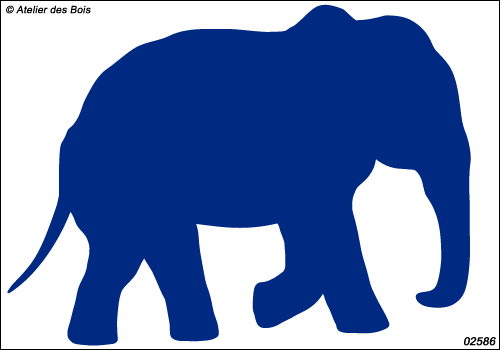 Pitsani, l'Eléphant : silhouette modèle 6