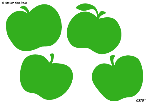 Ensemble de pommes