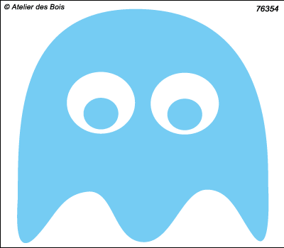 Fantôme de Pacman seul modèle 2