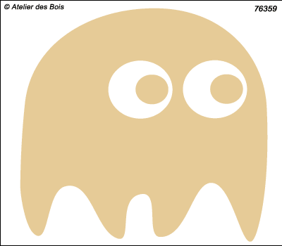 Fantôme de Pacman seul modèle 7