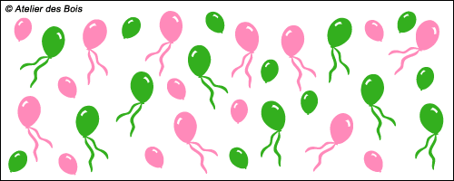 Lot de ballons Modèle A, deux couleurs au choix