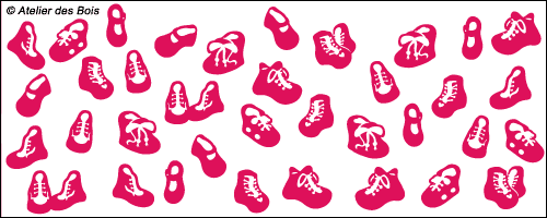 Lot de chaussons de bébé