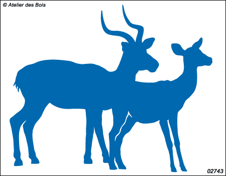 Ngara, les Impalas : silhouettes modèle 43