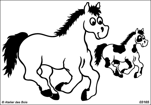 Jeffrey, Joyeux Poney, modèle 65 galopant