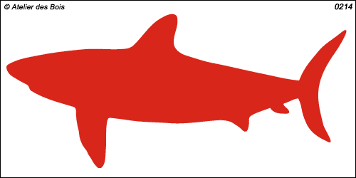 Silhouette de Requin modèle 4