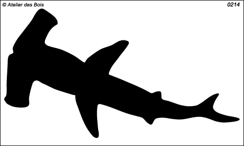 Silhouette de Requin modèle 6