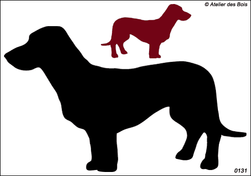 Silhouette de Basset Artésien Normand 2