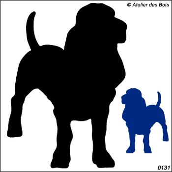 Silhouette de Basset Artésien Normand 3