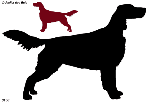 Silhouette de Setter 2