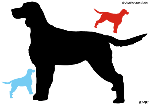 Silhouette de setter 1