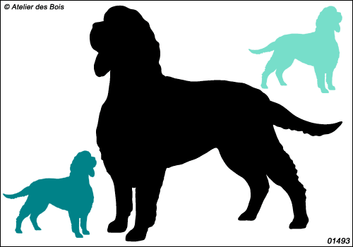 Silhouette de setter 3