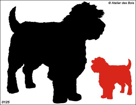 Silhouette de Basset Griffon Vendéen 2