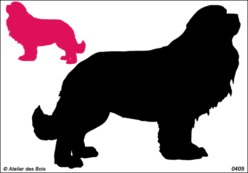 Silhouette de Cavalier King Charles 2