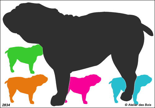 Marple, Silhouette de Bulldog Anglais