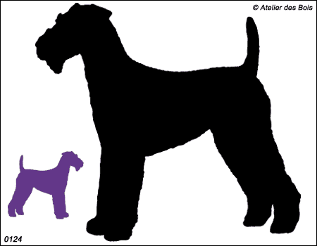 Silhouette d'Airedale 1