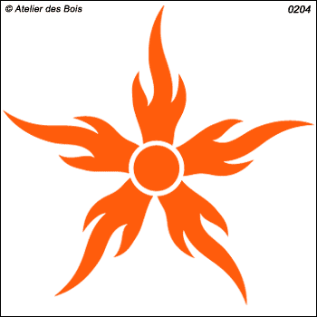 Soleil fleur modèle 204.4