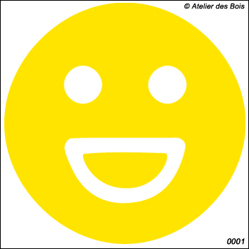 Smiley plein modèle 2