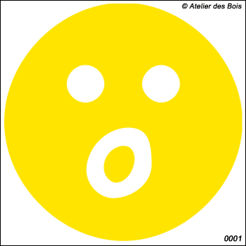 Smiley plein modèle 3