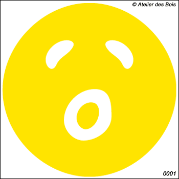 Smiley plein modèle 8