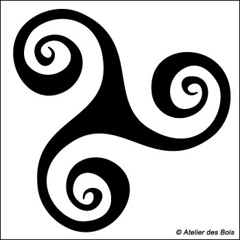 Triskell en spirale Mod.42