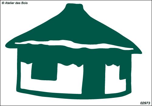 Hutte Basuto modèle 3