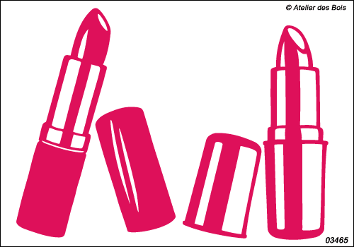 Série Glamour : Ensemble de deux rouges à lèvres mod.465