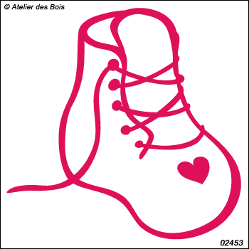 Chaussure Bébé Mod.2453, traits de contour