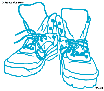 Paire de Chaussures Rando, Mod.2493