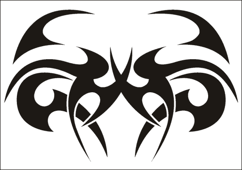 Dessin tribal classique
