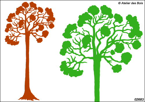 Pilane, Arbre Africain modèle 3