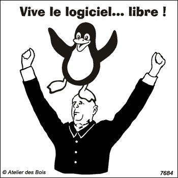 Vive le logiciel... Libre ! (Charles et Tux)