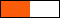 Coloris Orange/Blanc